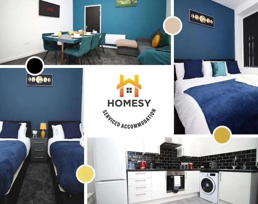 דירה קארדיף 2 Bed Apartment! Near City Centre! 5 Guests*Long Stay Discount* בריטניה
